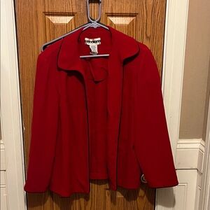 Dana Kay Vibrant Red Suit Jacket